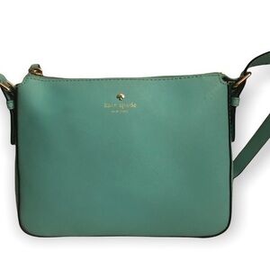 Kate spade greenish blue crossbody bag